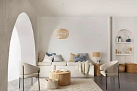Elli Textured White Rug