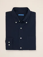 Collis Classic Fit Seersucker Shirt Stripe