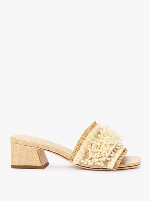 Seren Beaded Block Heel Sandals