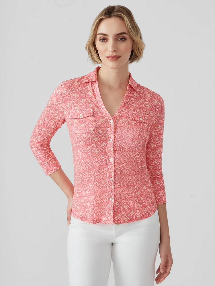 Brynn Linen Shirt Mini Agnetta