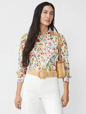 Lois Shirt Watercolor Petals