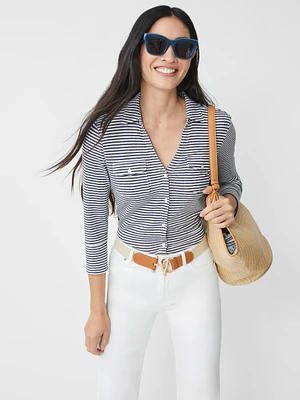 Brynn Linen Shirt Stripe