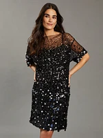 Tricia Sequin Dress: RSVP x Steven Stolman