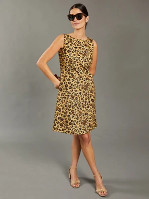 Lizzi Dress Leopard: RSVP x Steven Stolman