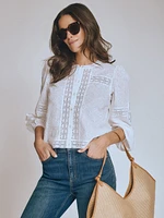 Ilaria Eyelet Blouse