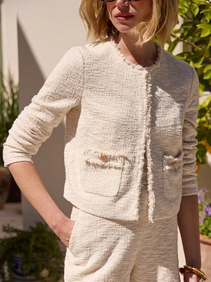 Berry BouclÃ© Jacket