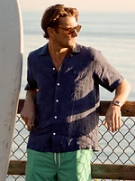 Irons Linen Camp Shirt