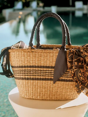 Sonny Raffia Beach Tote: J.McL x Robin Piccone