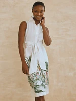 Suvi Dress Tropic Scene Vignette