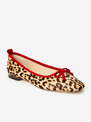 Anastasia Calf Hair Flats Cheetah