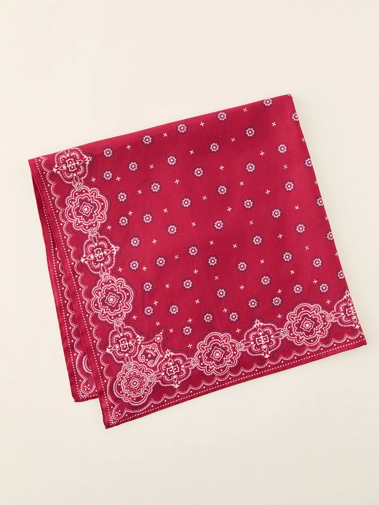 Men's Cotton Necktie in Bandana