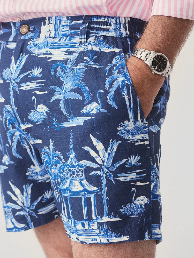 Bay 5" Beach Shorts Persian Pergola