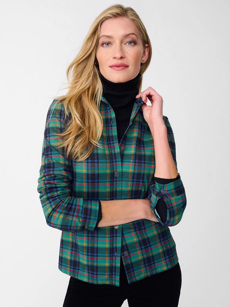 Betty Shirt Plush Plaid