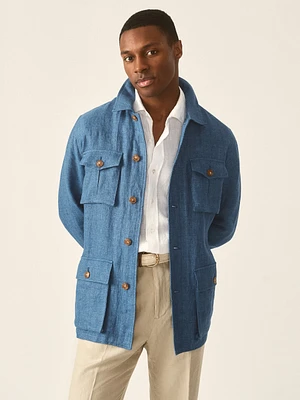 Brando Linen Safari Jacket