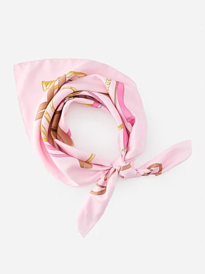 Mabel Silk Scarf in Neo Gulltopp Square