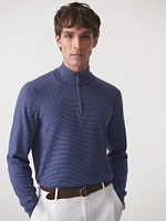 Brookhaven 1/4 Zip Sweater Stripe