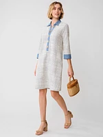 Bryony Dress Plaid Jacquard