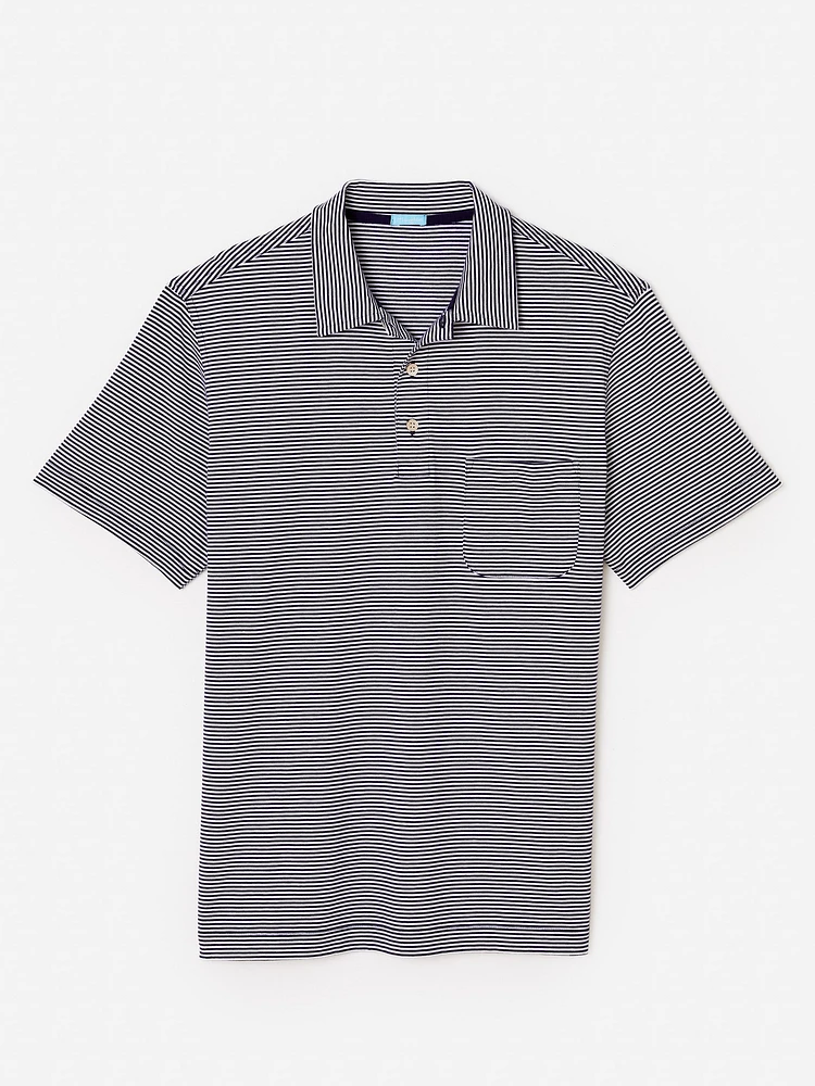 Callahan Cotton Polo Stripe