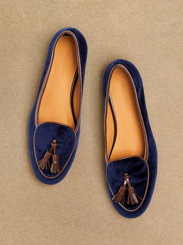 Cecily Velvet Loafers