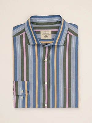 Club Classic Fit Shirt Regatta Stripe: J.McL x Thomas Mason