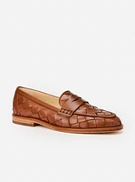 Concetta Woven Leather Loafers