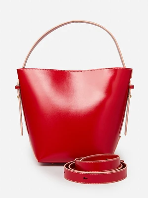 Crawford Leather Bucket Bag