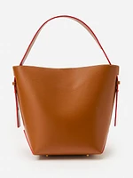 Crawford Leather Bucket Bag