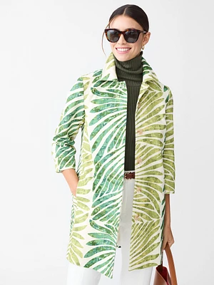 Deirdre Coat Textured Grand Palm