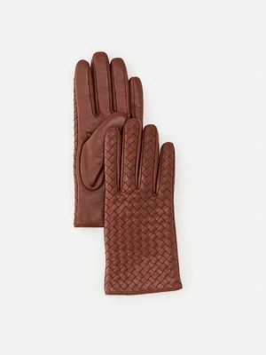 Dolomiti Woven Leather Gloves