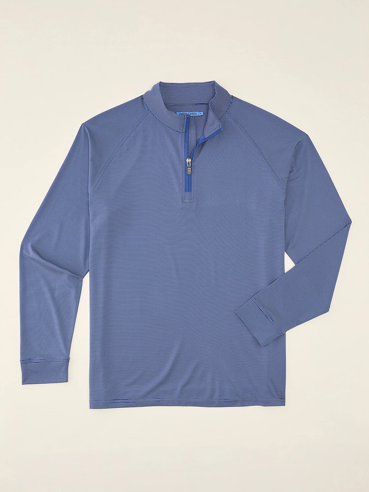 Featherweight Performance 1/2 Zip Hairline Stripe