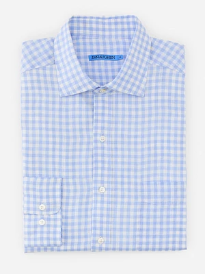 Gramercy Classic Fit Linen Shirt Gingham