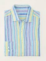 Gramercy Classic Fit Linen Shirt Multi Stripe