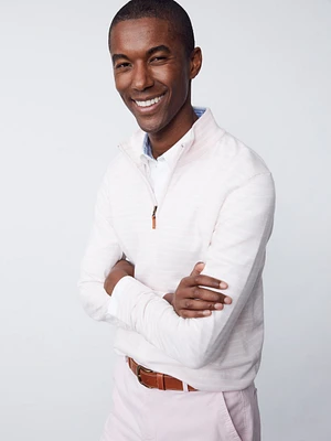 Justin 1/4 Zip Sweater Stripe