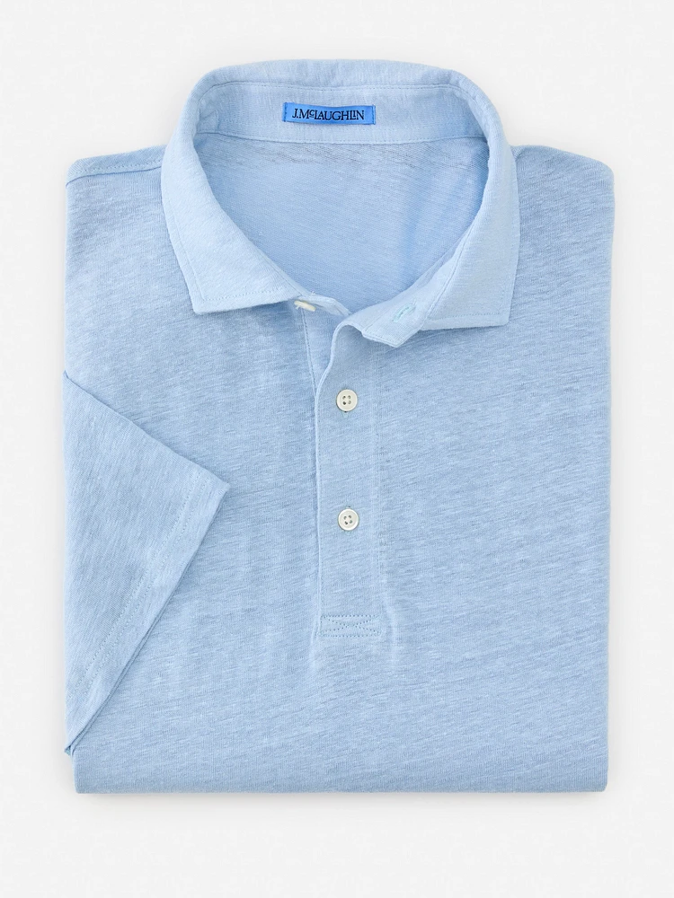 Larkspur Linen Polo