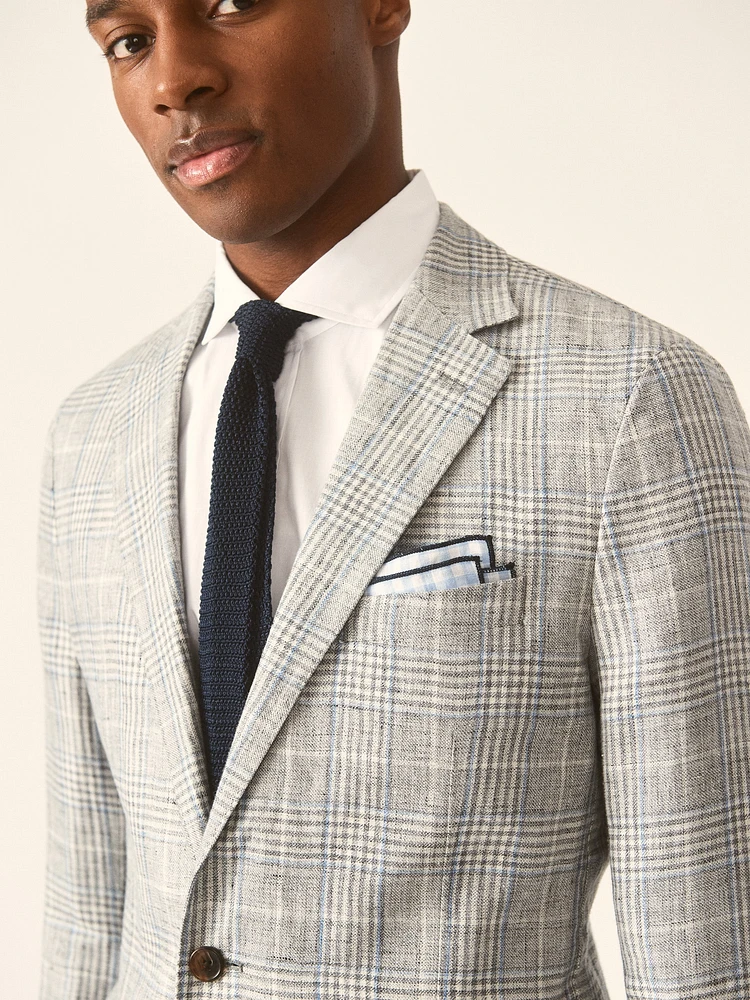 Lisbon Linen Sport Coat Plaid