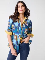 Lois Shirt Paper Garden Geo