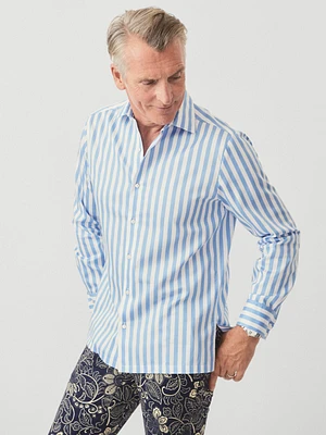 Rivera Classic Fit Shirt Broad Stripe