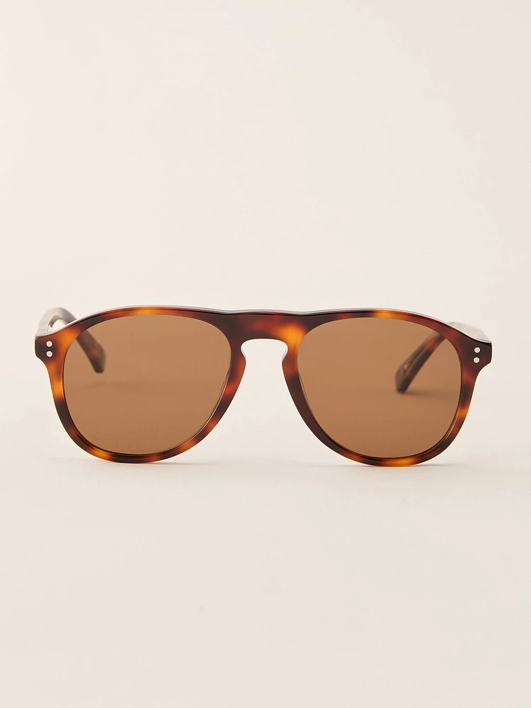 Mcqueen Sunglasses in Tortoise