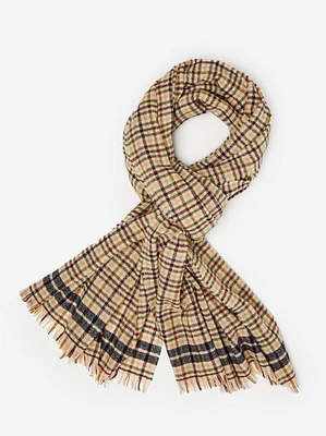 Wool Scarf in Plaid