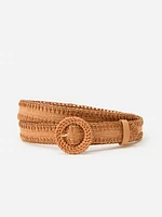 Mini Popie Grasscloth Belt