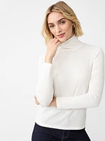 Nadia Metallic Turtleneck