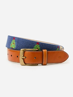 Needlepoint Belt Christmas Tree