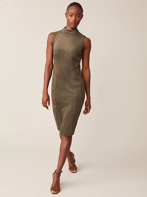 Delmar Faux Suede Dress