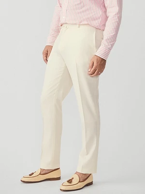 Wool Gaberdine Oxford Pants