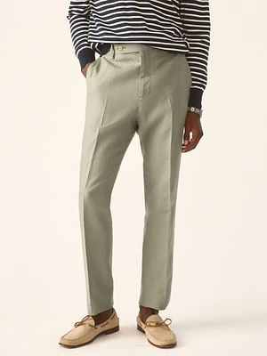 Linen Cotton Canvas Oxford Pants