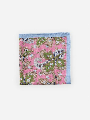 Silk Pocket Square in Floral