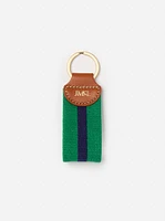 Needlepoint Keyfob in Stripe