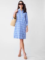 Rollins Dress Micro Painted Lattice