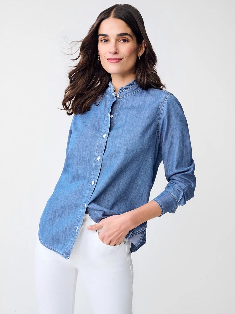 Rutherford Denim Blouse