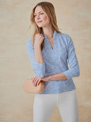 Sahara Ruffle Top Dulce Dot